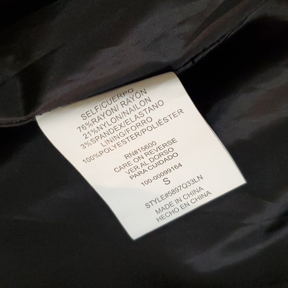 Leighton Open Blazer Rouched 3/4 sleves Size S - Picture 6 of 7